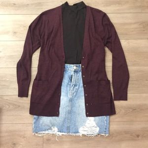 Merino wool cardigan